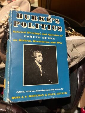 Burke's Politics by Edmund Burke - Blue Hardcover Book